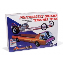 Model Plastikowy - Samochód 1:25 Ramchargers Dragster & Transporter Truck - MPC970